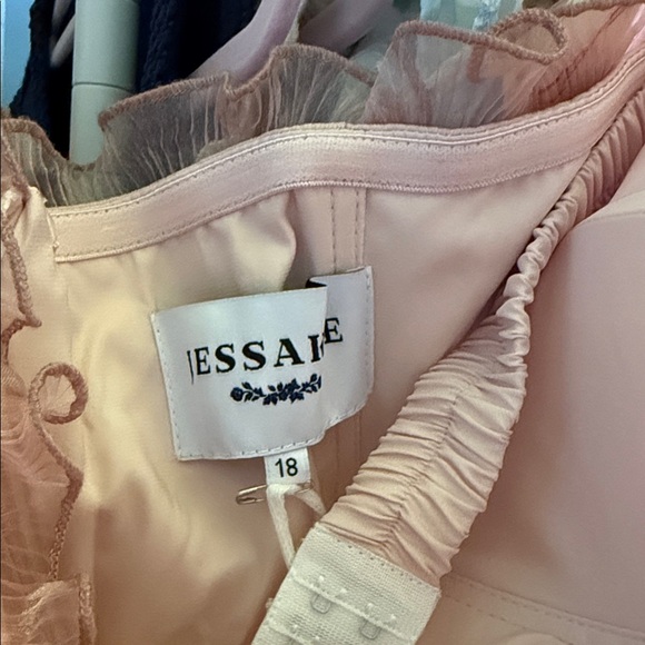 JessaKae Blush Pink Layered Gown - Picture 3 of 4